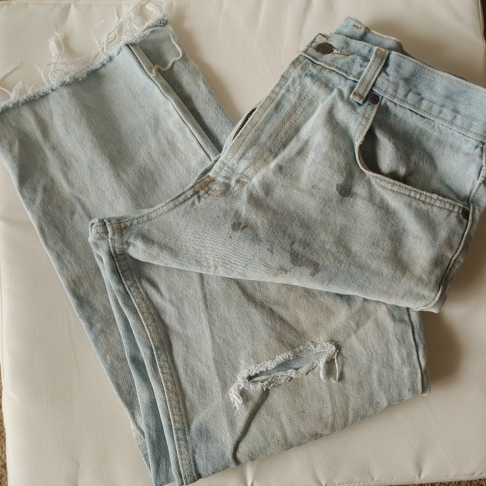 Custom Distressed Jeans